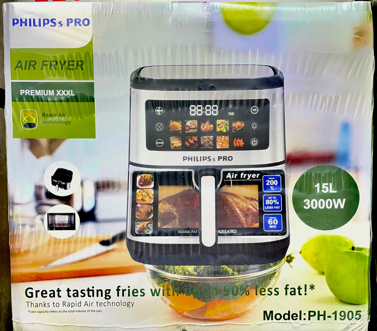 سرخ کن فیلیپس پرو مدل PH1905 ظرفیت ۱۵ لیتر بدون روغن تمام استیل