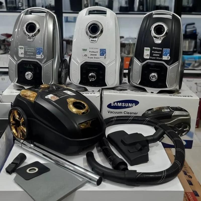 جارو برقی VC-PF-375 سوپر سایلنت 2600 وات مشکی نقره ای سامسونگ